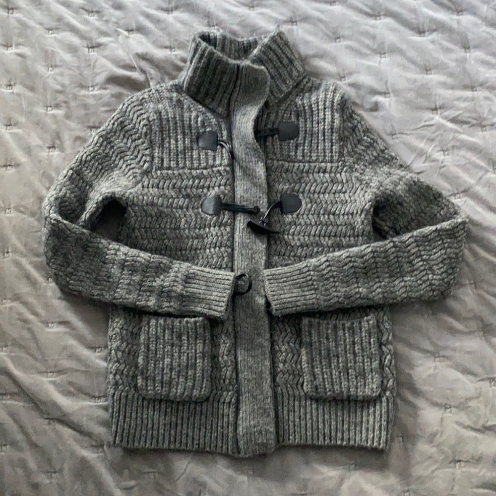 Women’s LOFT zip up sweater jacket, size medium